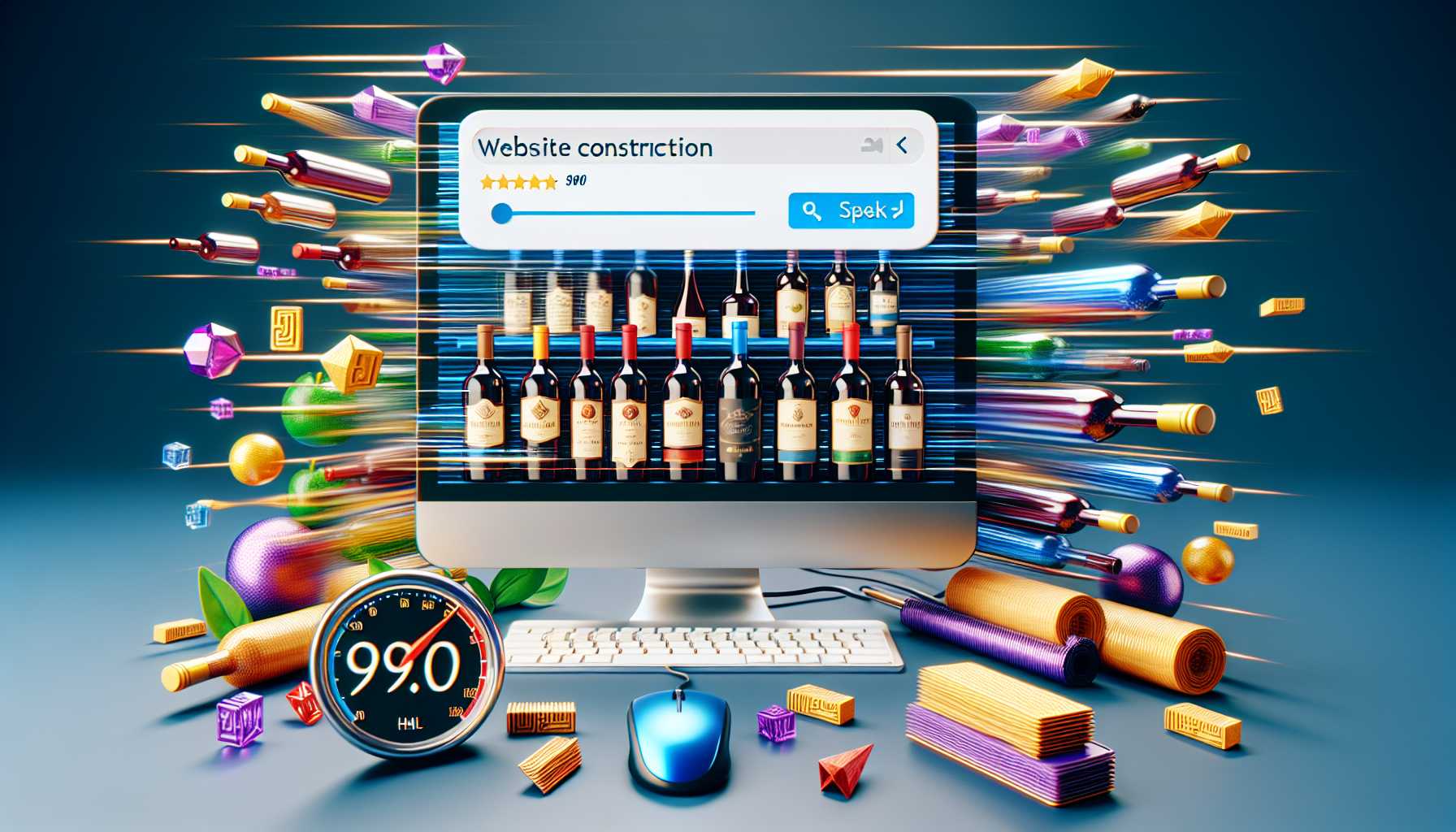 בניית אתר לחנות יין במהירות שיא